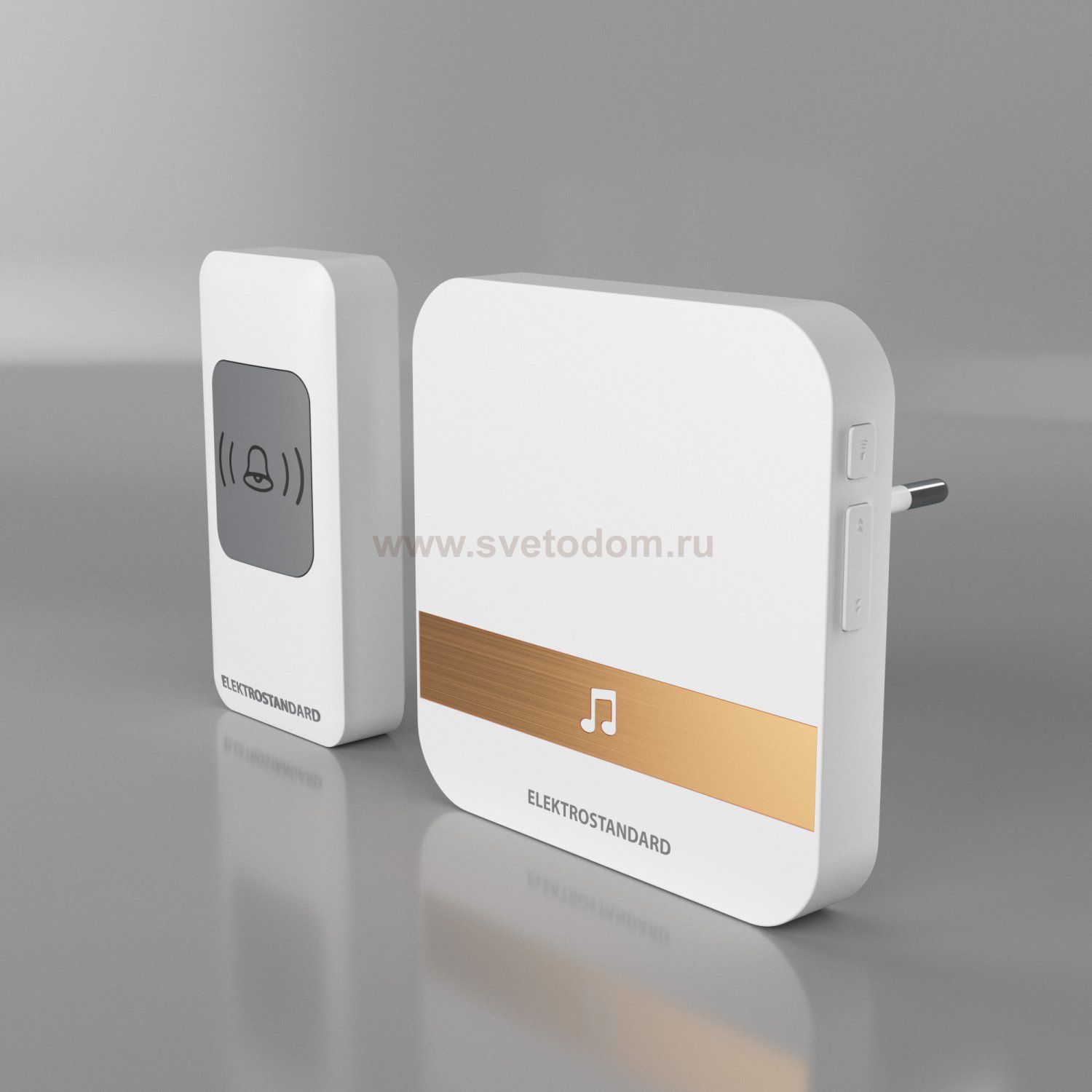 Звонок беспроводной 52M IP44 DBQ24M WL белый Elektrostandard