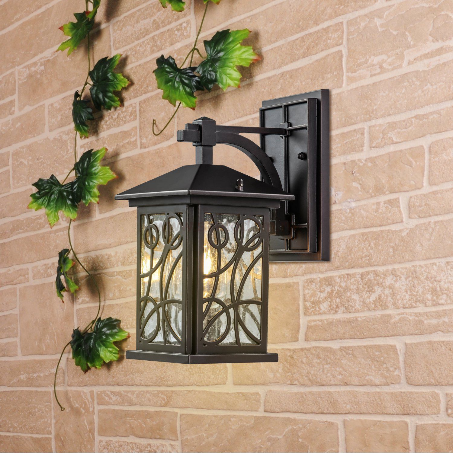 Tira D кофейное золото Настенный уличный светильник IP33 GL 1005D Elektrostandard