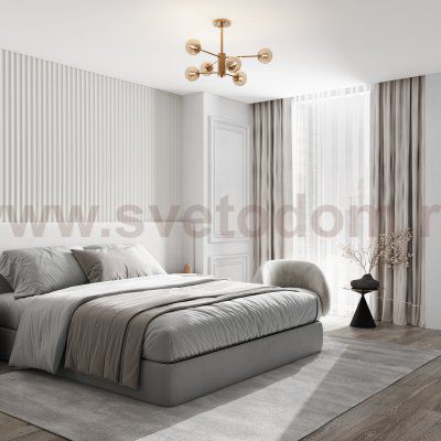 Люстра Eurosvet 30166/6 золото Ascot