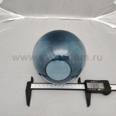 Плафон стекло изумрудный 130мм (70мм посадка) 30166 Ascot