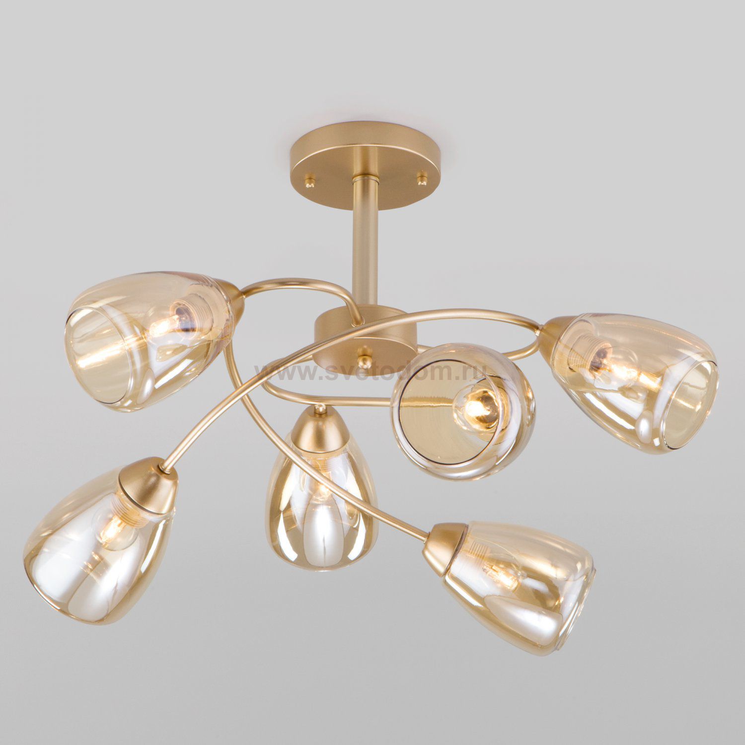 Люстра Eurosvet 30168/6 матовое золото Noemi