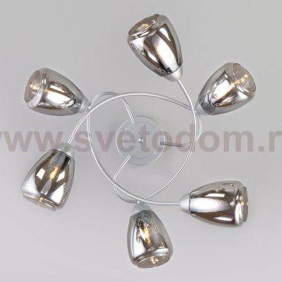 Люстра Eurosvet 30168/6 матовое серебро Noemi