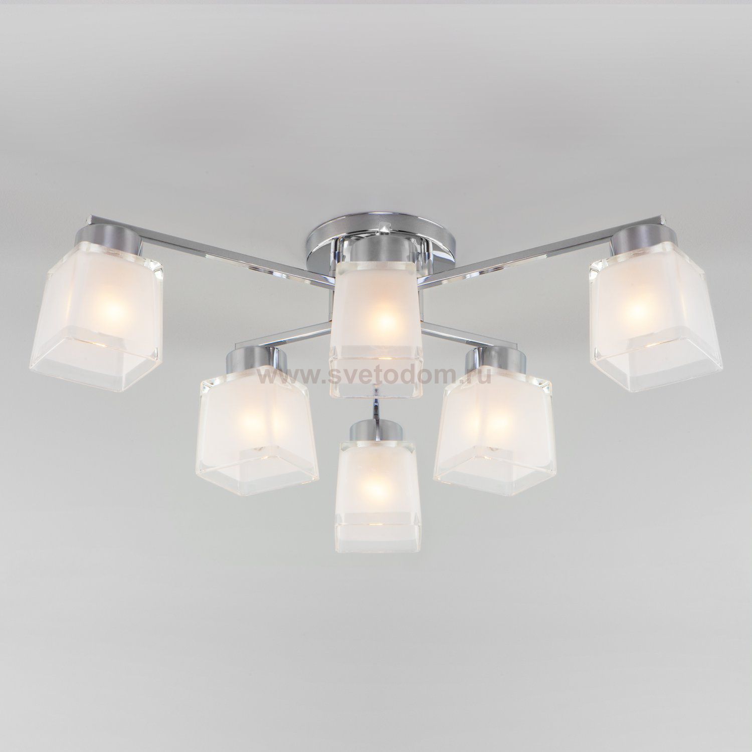 Люстра Eurosvet 30162/6 Delfi хром