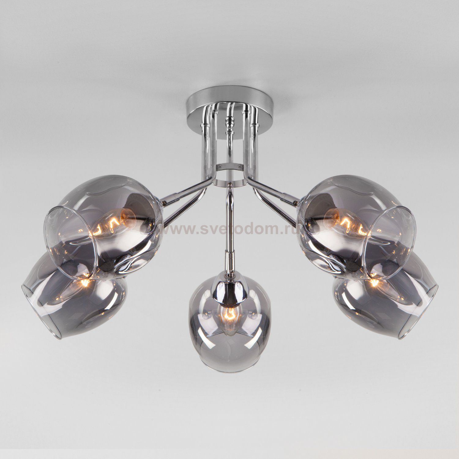 Люстра Eurosvet 30164/5 хром Marci