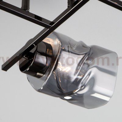 Люстра Eurosvet 30165/4 черный жемчуг Hilari