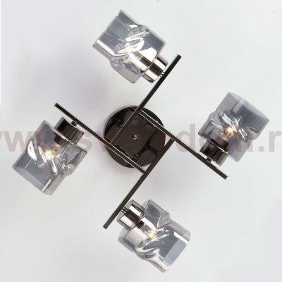 Люстра Eurosvet 30165/4 черный жемчуг Hilari