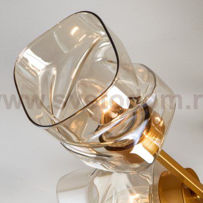 Потолочный светильник Eurosvet 30165/8 перламутровое золото Hilari