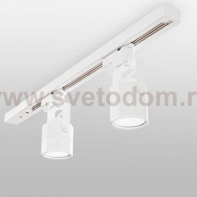 Трековый светильник для однофазного шинопровода Robi GU10 Белый MRL 1004 Elektrostandard