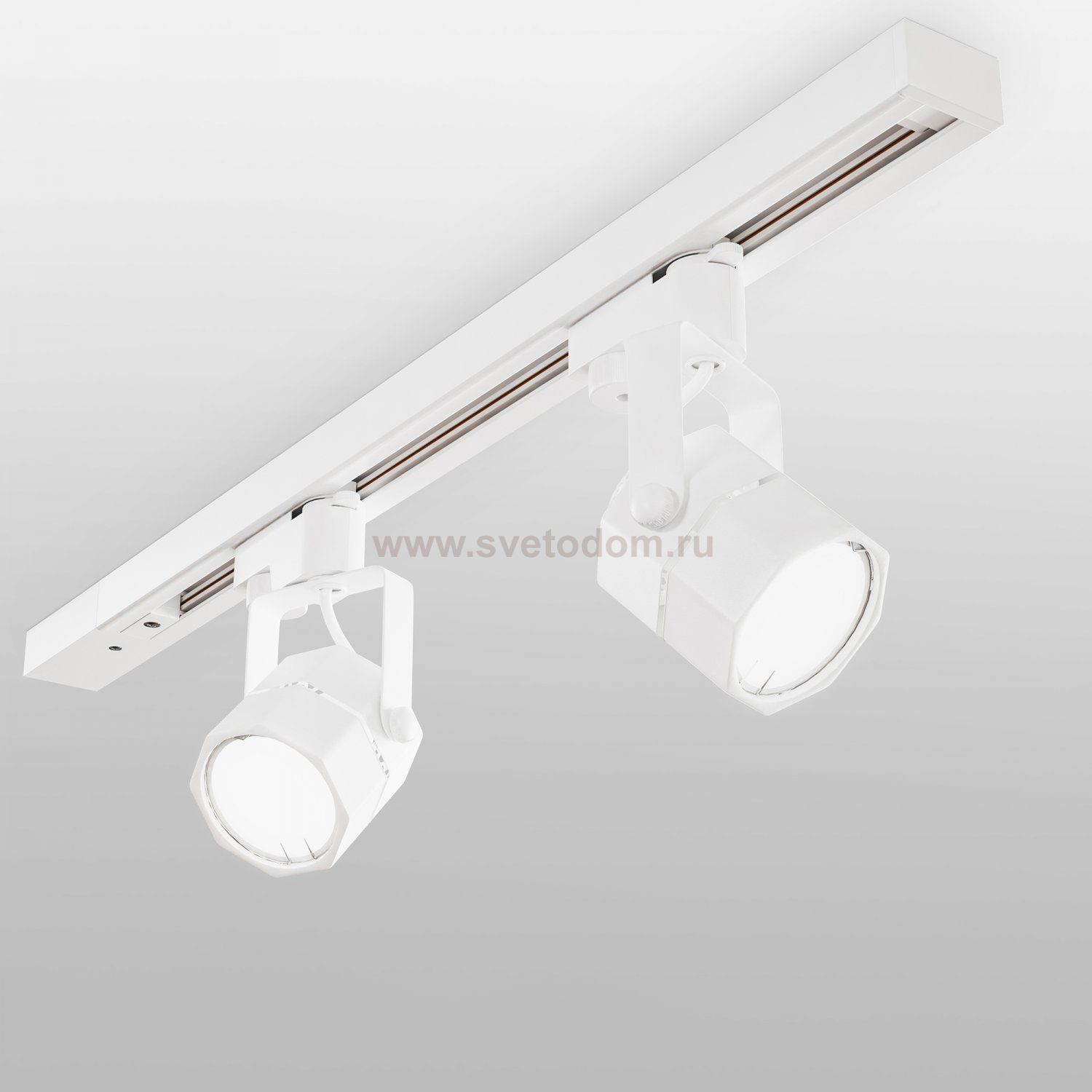 Трековый светильник для однофазного шинопровода Robi GU10 Белый MRL 1004 Elektrostandard