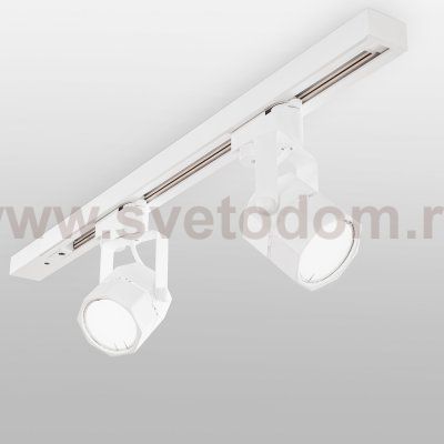 Трековый светильник для однофазного шинопровода Robi GU10 Белый MRL 1004 Elektrostandard