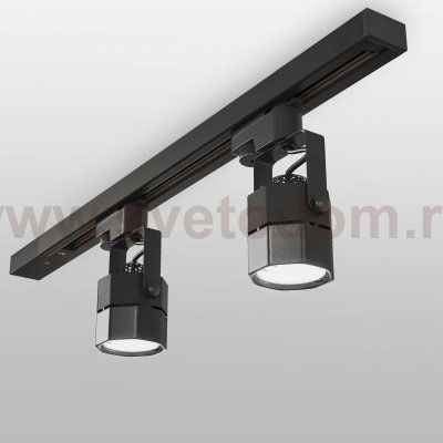 Трековый светильник для однофазного шинопровода Robi GU10 Черный MRL 1004 Elektrostandard