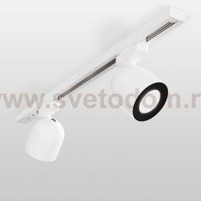 Трековый светильник для однофазного шинопровода Ogma GU10 белый MRL 1005 Elektrostandard