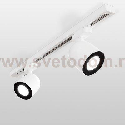 Трековый светильник для однофазного шинопровода Ogma GU10 белый MRL 1005 Elektrostandard
