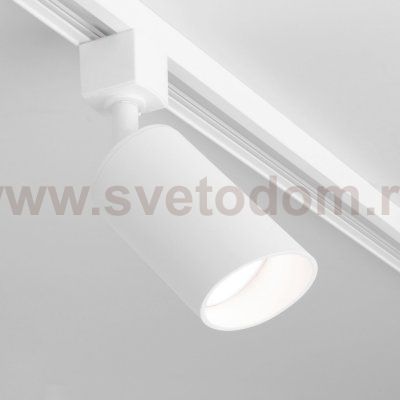 Трековый светильник для однофазного шинопровода Splay GU10 белый MRL 1006 Elektrostandard