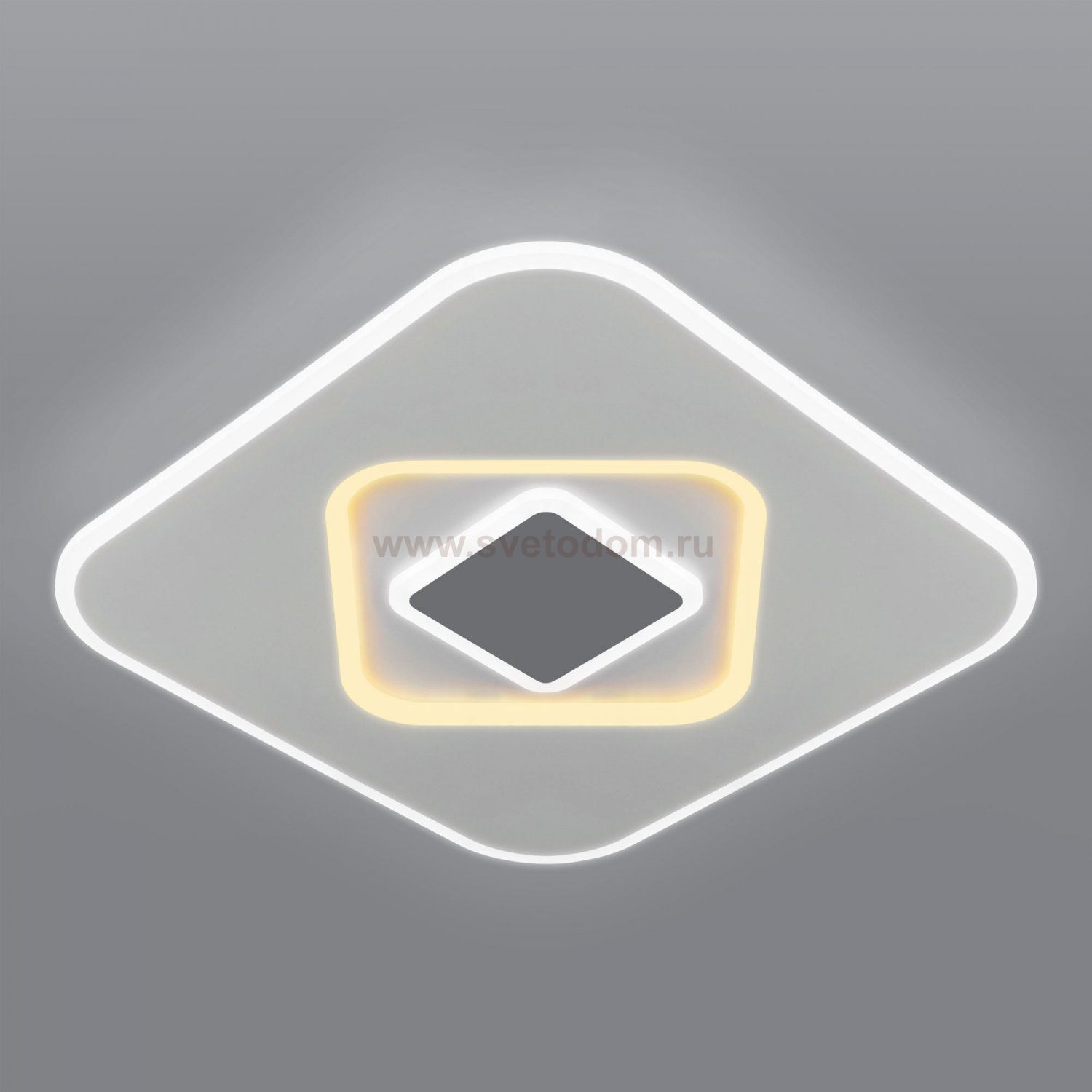 Люстра Eurosvet 90218/1 белый/ серый Just