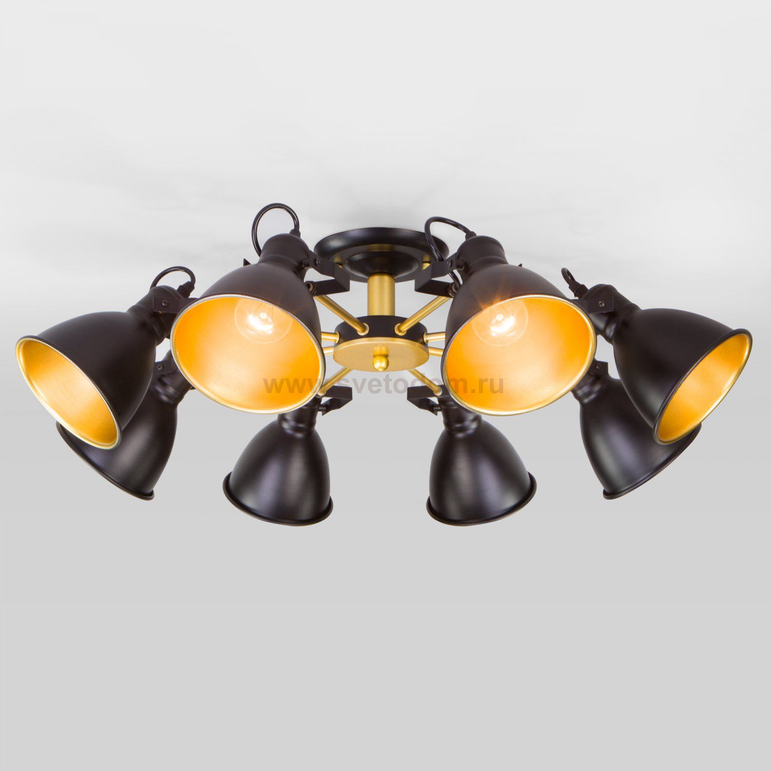 Потолочный светильник Eurosvet 70112/8 черный