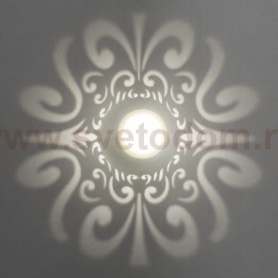 Накладной светодиодный светильник с подсветкой DLS025 Elektrostandard