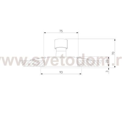 Встраиваемый точечный светильник 1091/1 Elektrostandard