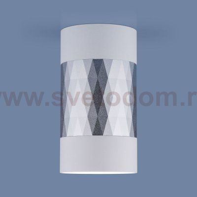 Накладной акцентный светильник DLN110 GU10 белый/серебро Elektrostandard