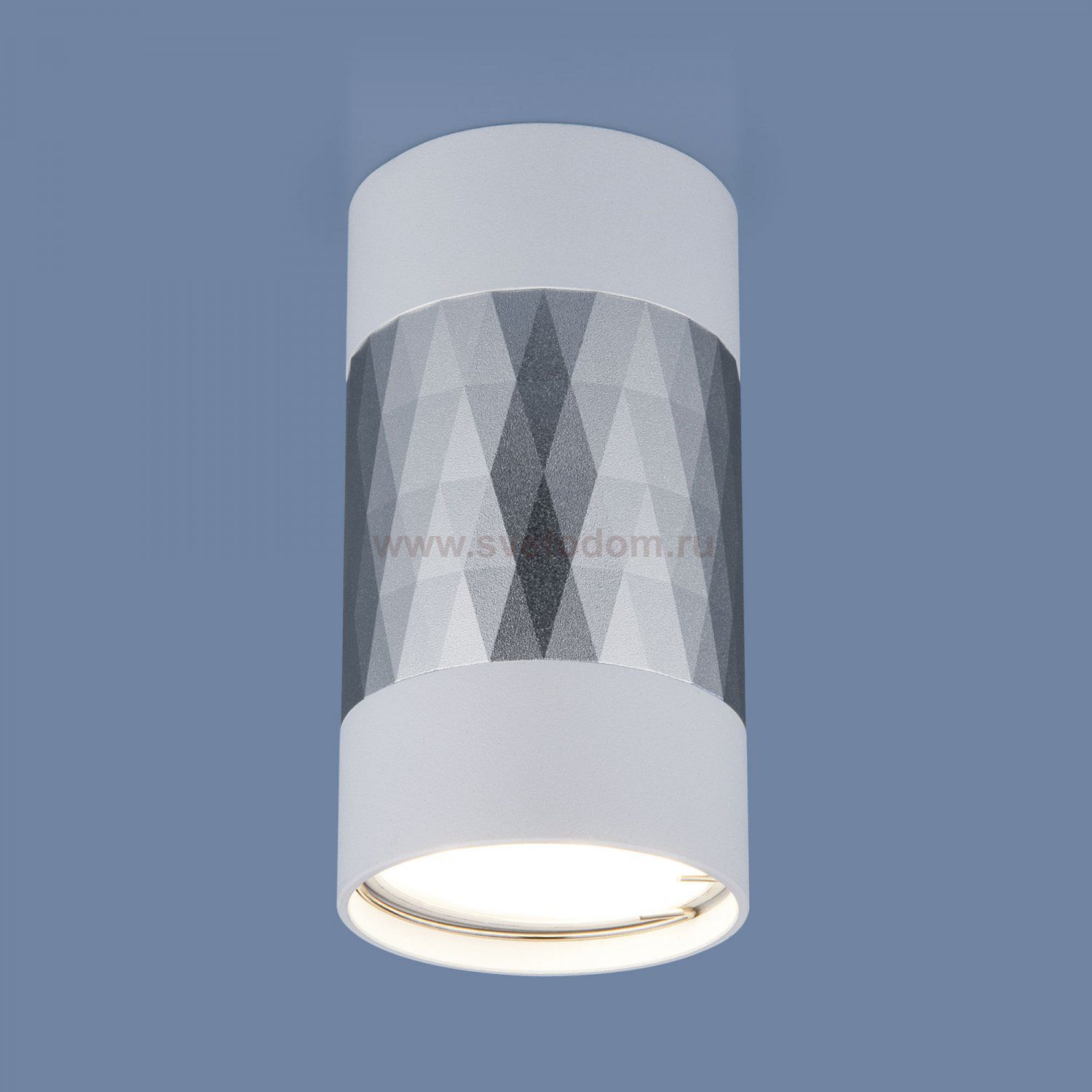 Накладной акцентный светильник DLN110 GU10 белый/серебро Elektrostandard