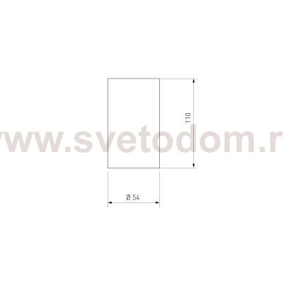 Накладной акцентный светильник DLN110 GU10 белый/серебро Elektrostandard