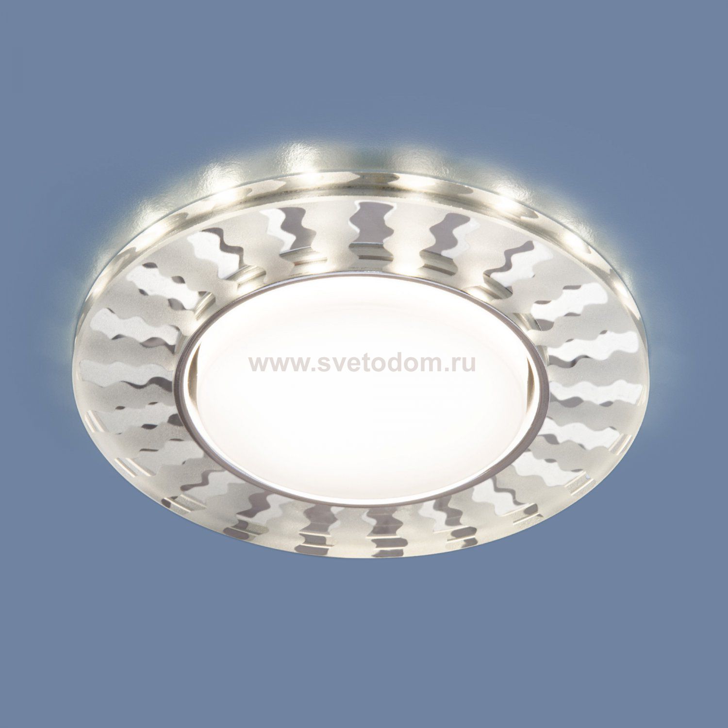 Точечный светильник с LED подсветкой 3038 GX53 Elektrostandard
