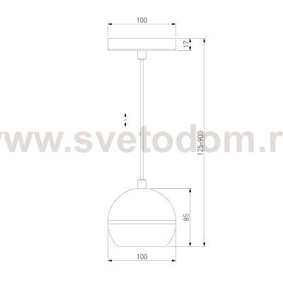 Подвесной светодиодный светильник DLS023 Elektrostandard