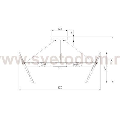 Люстра Eurosvet 10111/8 золотая бронза