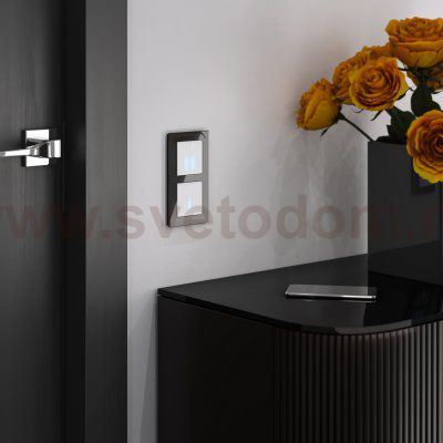 Сенсорный выключатель одноклавишный с подсветкой (белый) Werkel W4510101