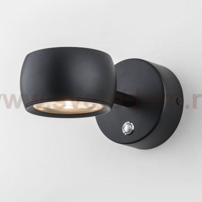 Настенный  светодиодный светильник Oriol LED MRL LED 1018 черный Elektrostandard