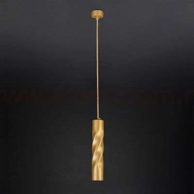 подвесной акцентный светильник Eurosvet 50136/1 LED золото