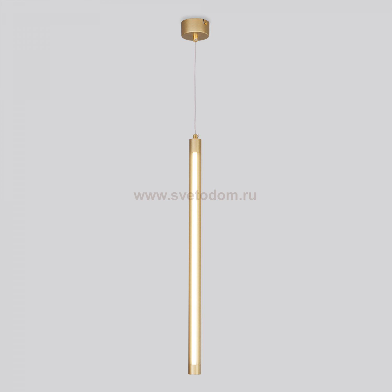 Подвесной акцентный светильник Eurosvet 50189/1 LED матовое золото