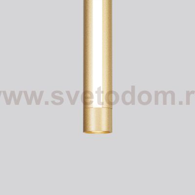 подвесной акцентный светильник Eurosvet 50189/1 LED матовое золото