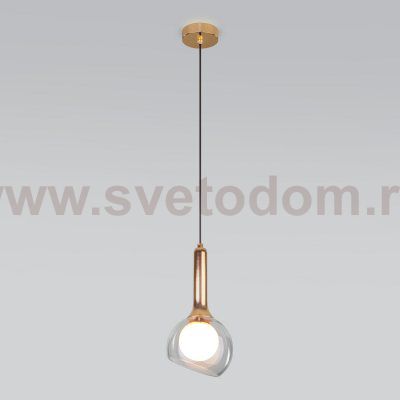 подвесной акцентный светильник Eurosvet 50188/1 золото