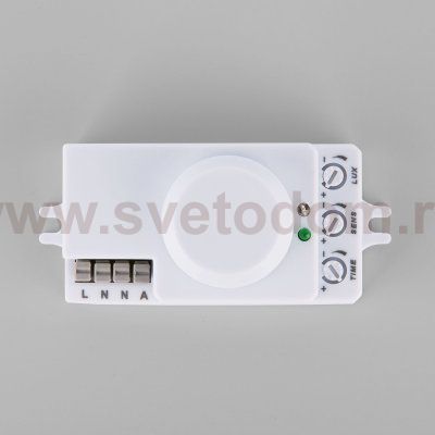 Микроволновый датчик движения 10м 1200W 360° IP20 SNS-M-13 белый Elektrostandard