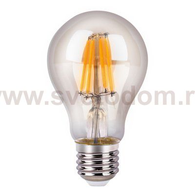 Филаментная светодиодная лампа А60 8W 3300K E27 (тонированная) BLE2705 Elektrostandard