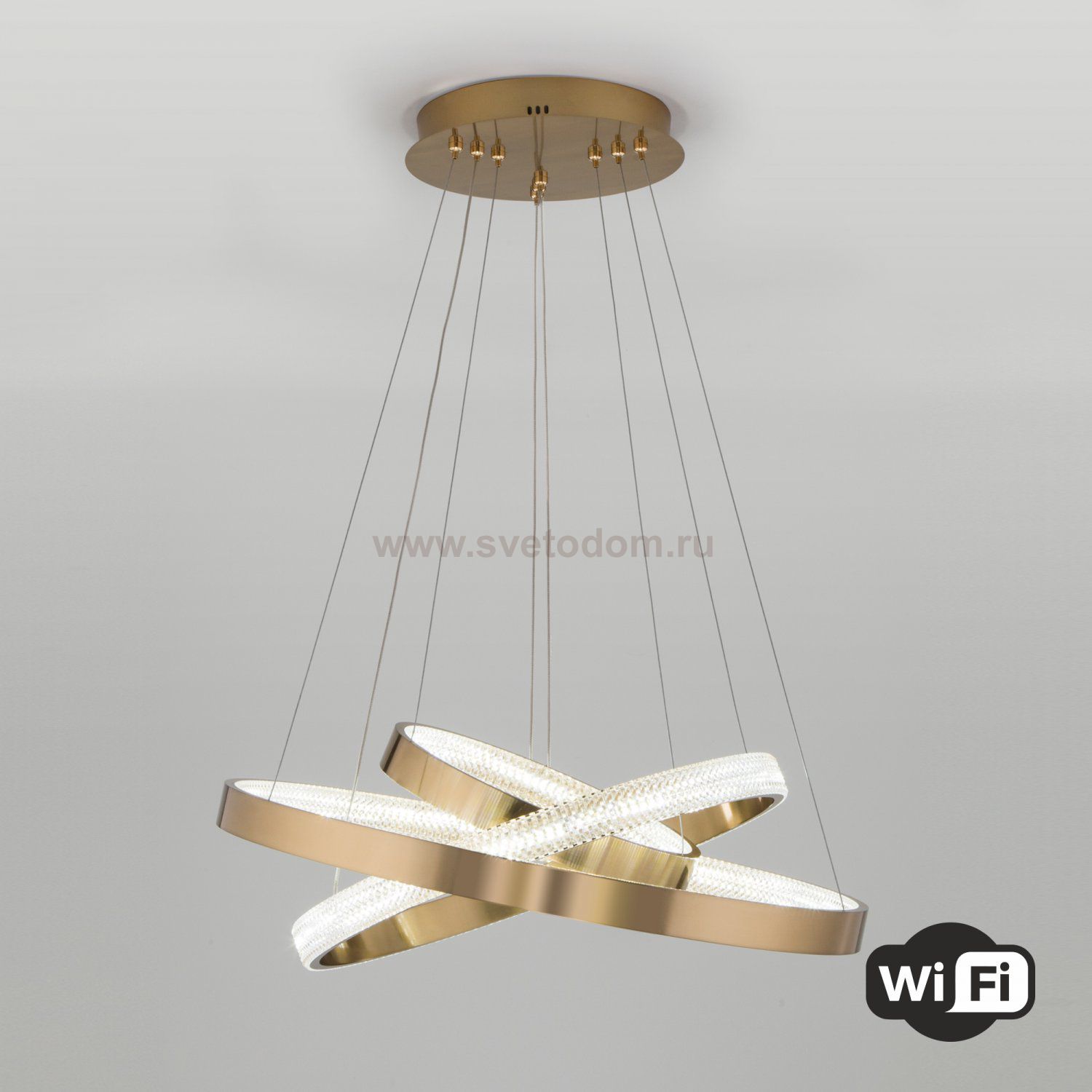 Люстра Eurosvet 90276/3 медный Smart Posh