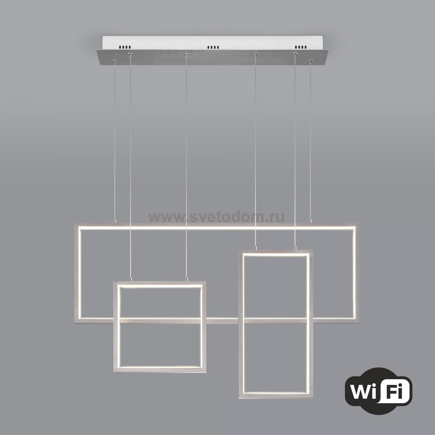 Люстра Eurosvet 90278/3 сатин-никель Smart Direct