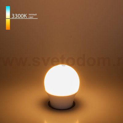 Светодиодная лампа G45 7W 3300K E27 BLE2730 Elektrostandard