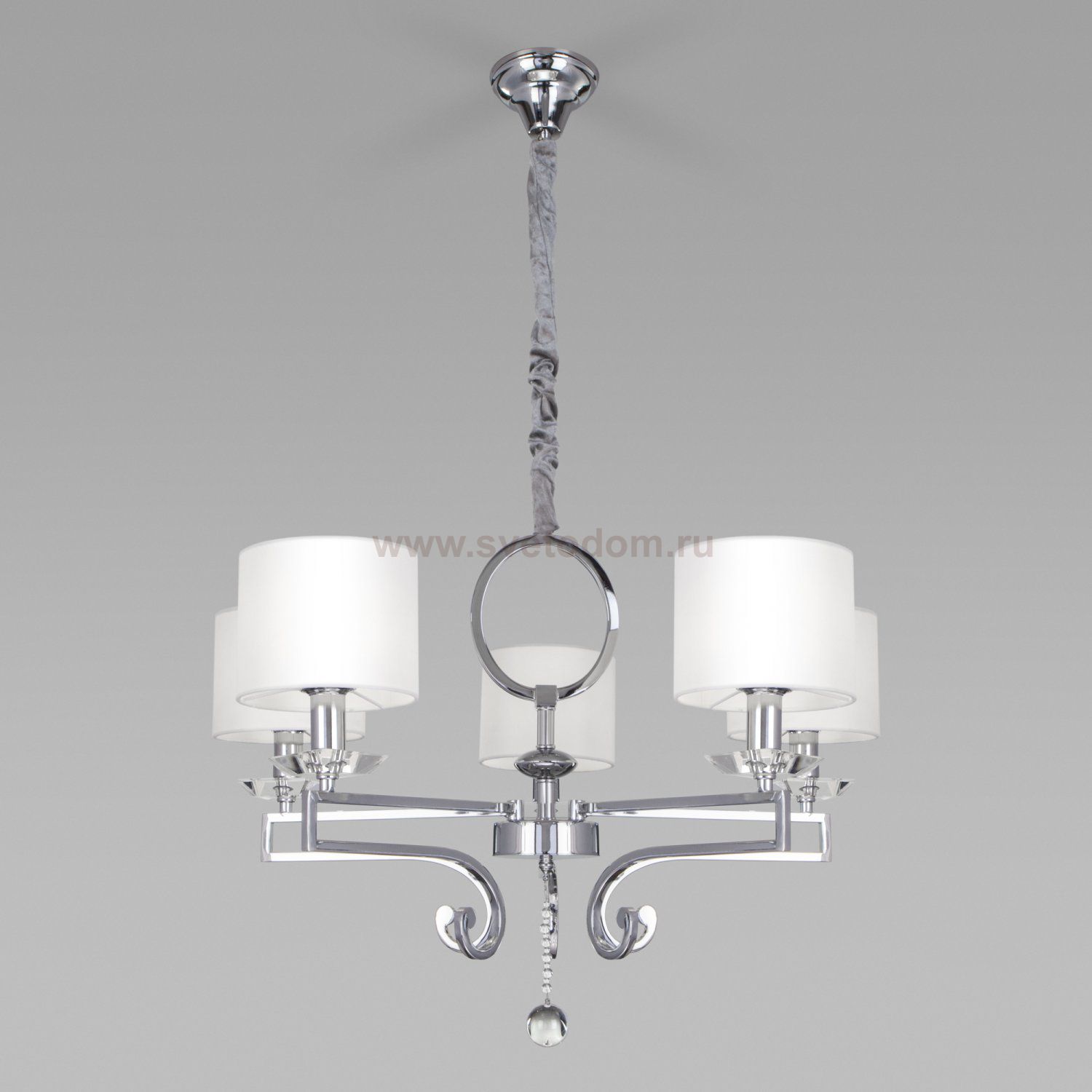 Люстра подвесная Eurosvet 60113/5 хром