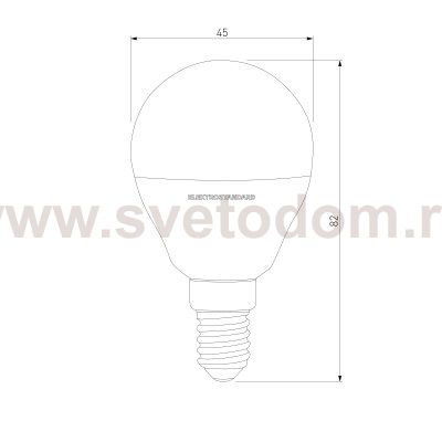 Светодиодная лампа G45 7W 4200K E14 BLE1406 Elektrostandard