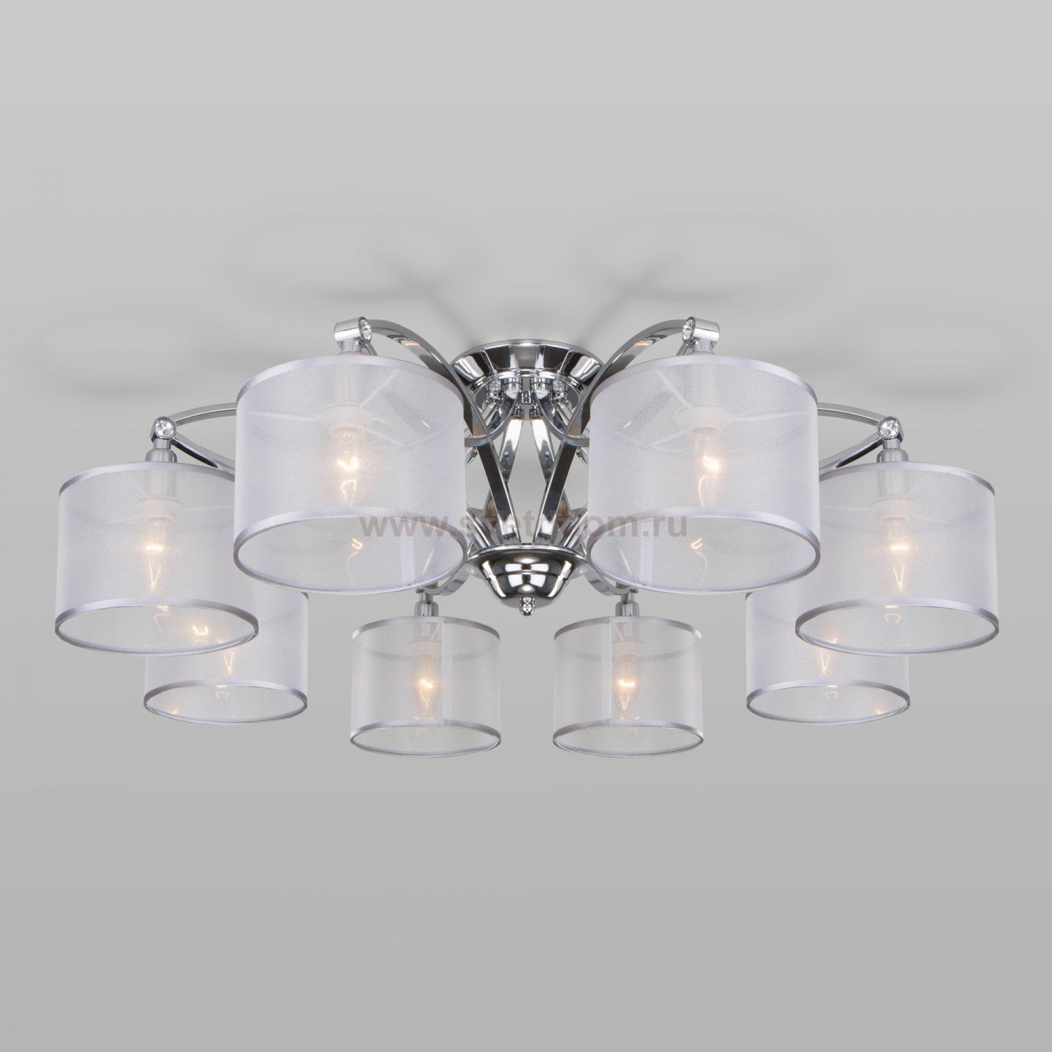 Люстра Eurosvet 60109/8 хром Fabiola