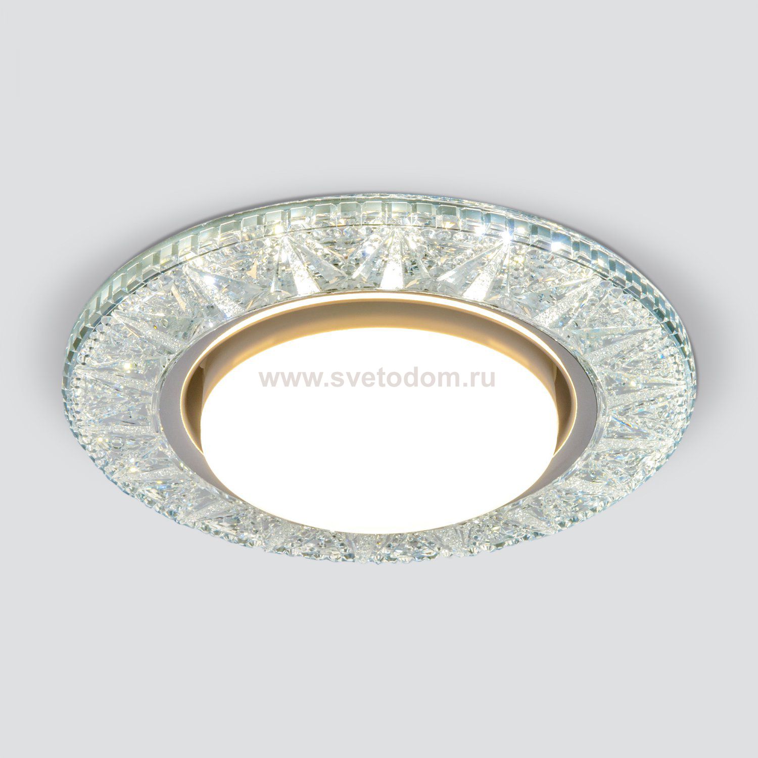 Встраиваемый точечный светильник с LED подсветкой 3022 GX53 Elektrostandard