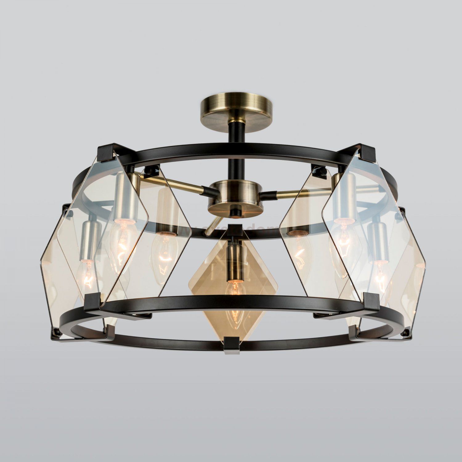 Люстра Eurosvet 60116/5 черный Aragon