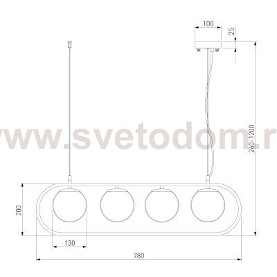 Люстра Eurosvet 50089/4 золото Ringo