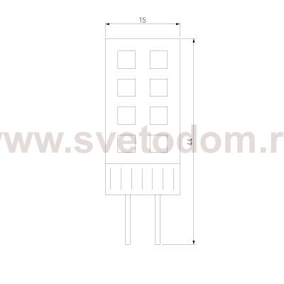 Светодиодная лампа JC 7W 220V 4200K G4 BLG406 Elektrostandard