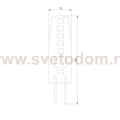Светодиодная лампа G4 LED 3W 220V 360° 3300K BLG409 Elektrostandard