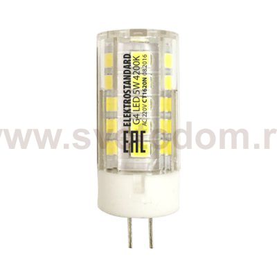 Светодиодная лампа JC 5W 220V 4200K G4 BLG404 Elektrostandard