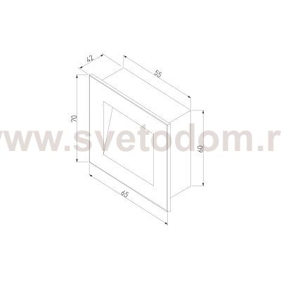 Подсветка для лестниц MRL LED 1103 белый Elektrostandard