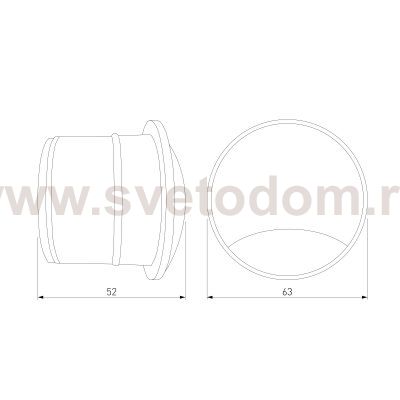 Подсветка для лестниц и дорожек MRL LED 1104 чёрный Elektrostandard